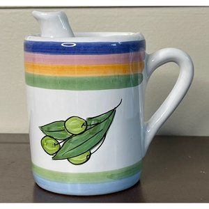 Caleca Ceramic Olive Oil Cruet Made In Italy